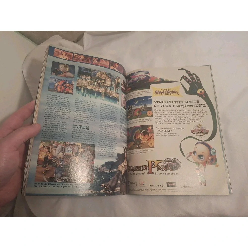 EGM Electronic Gaming Monthly 146 Sept 2001 Final Fantasy X Resident Evil CV AD